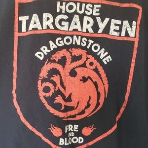 Game of Thrones Tee House Targaryen Mens XL